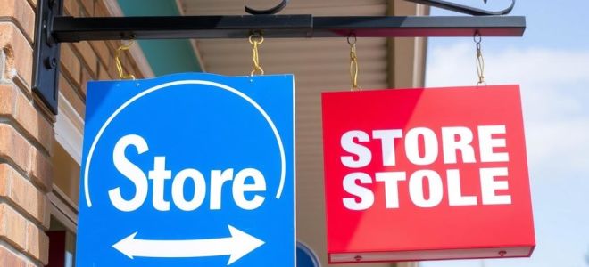 Вывески для магазина: виды наружной рекламы, материалы и правила монтажа конструкций